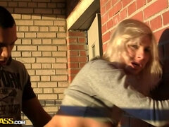 Blonde in crazy public fuck adventure
