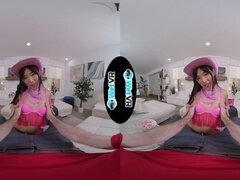 Asiatica, Grande cazzo, Pompino, Sborrata, Tette