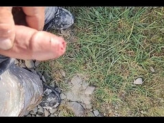 Amatéri, Striekanie semena, Masturbácia, Vonku, Sólo