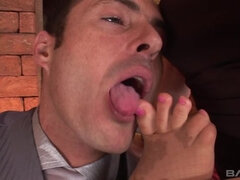 18, Blondin, Sperma shot, Ansiktsbehandling, Fotfetisch, Underkläder, Tonåring, Trekant