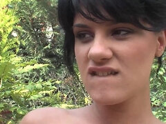 Μελαχροινή, Λεσβία, Δαντέλα, Μουνί, Βυζιά