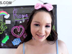 Veľké péro, Roztomilá, Prvýkrát, Hd, Obrovský, Obrovský čurák, Prirodzené prsia, Prehĺtaní