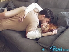 Sucer une bite, Tir de sperme, Orgasme, Rousse roux