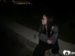 Nerdy Babe Gets Plowed In The Park