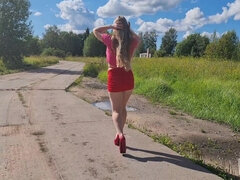 Cul, Ca minou, Fétiche, De plein air, Petite femme, Pisser, Solo