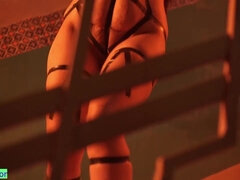 Rumpe, Inder, Tynn, Stripp, Pupper, Våt