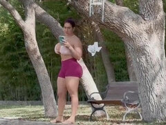 YinyLeon Public Perving On A Perfect Pair - Outdoor sex with nerdy busty Latina