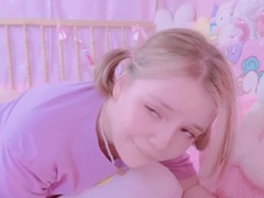 Zadek, Blondýna, Roztomilá, Tvrdé kecy, Rodina, Homemade, Pigtails, Vyholené