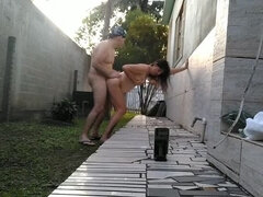 Hot Brazilian Wife Pisses on Hubby Outdoors - Amateur HD