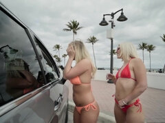 Bambino, Bikini, Macchina, Coppia, Hd, Lesbica, Leccata, Figa