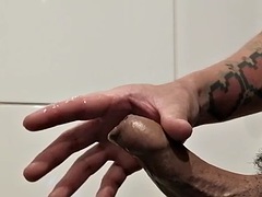 Cumshot compilation, no cuts, foreskin closeup