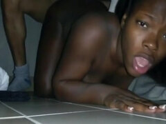 Doggy Style Lovemaking With An Ebony Dame (Black chick)