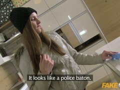 18, Amatør, Pikk, Bakfra, Ansiktssperm, Politi, Synsvinkel, Realitet