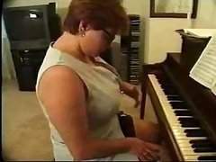 Nasty piano teacher is getting brutally fucked