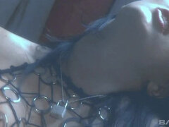 Braunhaarige, Interrassisch, Lesbisch, Lingerie, Tätowierung