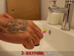 Kjæreste, Pikk, Kvinner mann, Hd, Petite, Tenåring, Trekant, Pupper