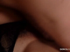 엉덩이, 오랄섹스, 흑갈색 머리, 하드코어, 수음, 보지, 청소년, 젖가슴