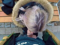 Kont, Blond, Pijpbeurt, Hd, Natuurlijke tieten, Buiten, Tiener, Tieten likken