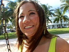 Cute girl has a new lover