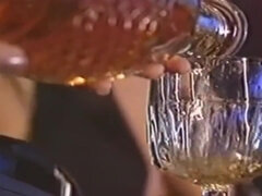 Ξανθιά, Χύσιμο, Στο πρόσωπο, Μαλλιαρός, Ηδ, Καλσόν, Τρίο, Ρετρό