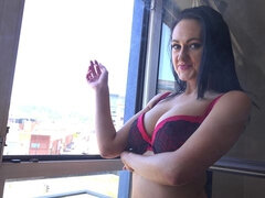 Stor røv, Brunette, Give finger, Gaping, Lingerie, Mor jeg gerne vil kneppe, Pov, Solo