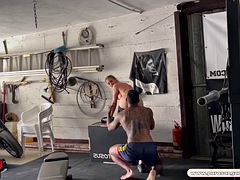 FAKE PERSONAL TRAINER PT. 3 SHONA RIVER gets FUCKED by her personal trainer and gets cum on her tits