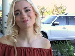 Blond Hair Lady Braceface Fucks Outdoors 1 - Public Pickups