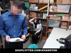 Hot Muslim teen with huge rack gets drilled by LP officer in shop Lyfter