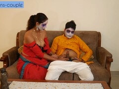 Virgin Sapna aids Jija Ji in easing his pain