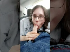 Public Car Blowjob! Sexy Satyrday - May 13th 2017