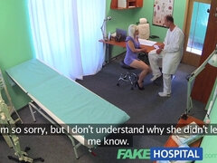 Horny blonde MILF craves creampie from her doctor in fakehospital uniform