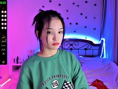 Asiatique, Hard, Masturbation, Solo, Jouets, Webcam