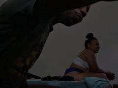 Grosse bite, Noire, Noir ébène, Hard, Fille latino, Naine, Pov, Jouets