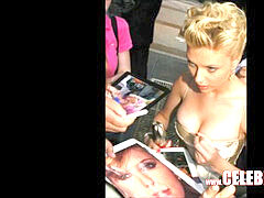fantastic Scarlett Johansson naked demonstrating Big Tits & Pussy