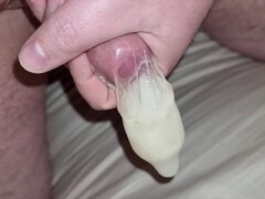 Condom masturbation, gay cum compilation, gay condom