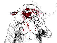 chief Lamb by Stedilnik (NSFW hairy Comic Dub)