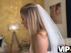 Bella, Bionda, Sposa, Cieca, Europea, Hd, Rasata, Nozze