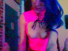 Please Daddy: After Party bang-out Marathon - latex dress, Blue Haired Slut