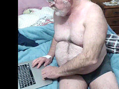 granddad stroke on cam