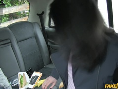 Fake Taxi (FakeHub): Brunette exhibitionist loves the camera