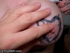 Gorgeous goth inked MILF hardcore adult video