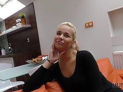 BF riceve Denaro, but he can't resist the temptation to bang his blonde teen pornstar