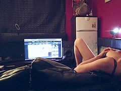 2-guys-1-girl, mfm, pov-double-blowjobs