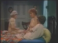 Vintage movie with lots of lesbian and FFM threesome scenes