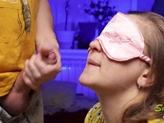 Blindfold, game, husband cheated