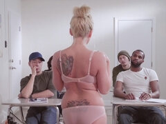 Xander pounds his sexy art teacher in the classroom
