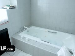 Arsch, Frau, Fingern, Milf, Orgasmus, Pov, Muschi, Dusche