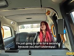 British gymnastics teacher ATLANTA MORENO fucked in the taxi