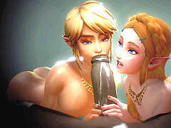 The veteran Of Zelda - torrid Link And princess Zelda