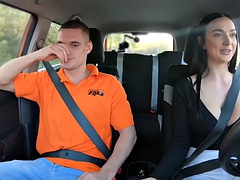 Gros seins, Voiture, Fétiche, Culottes ou slips, Public, Étudiant, Professeur, Sous la jupe